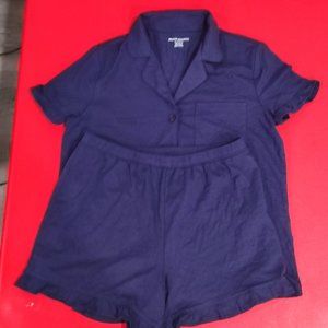 Amazon Essentials navy blue short pyjama women's size XS NWOT